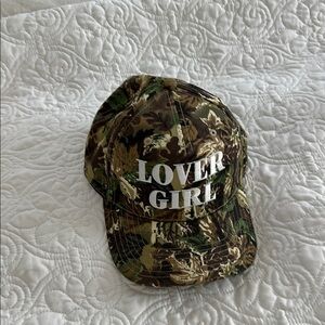 Camo 'Lover Girl' Trucker Hat